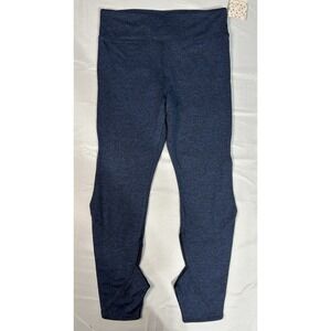 NWT Free People FP Movement Navy High Rise Ankle Leggings M Stretch Halo Cutout